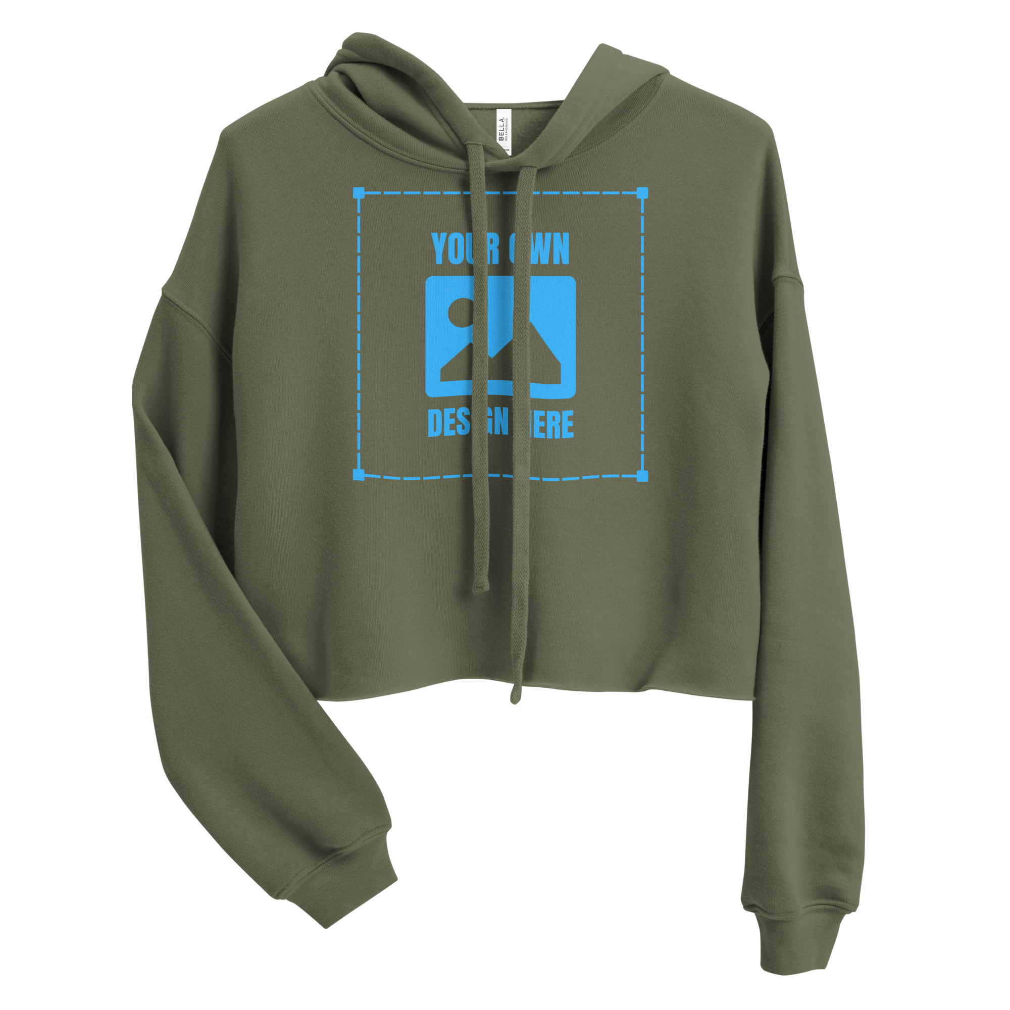 Custom Cropped Hoodie - Image 2